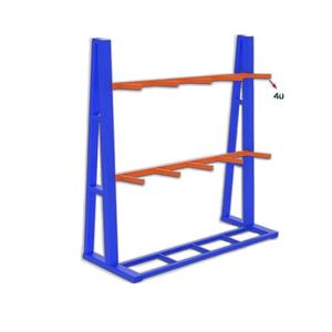 Rayonnage en porte-à-faux à cadre en A robuste pour l'usine de tuyaux en profilés en aluminium et en métal de stockage en entrepôt - Product Image 6