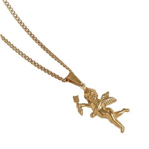 Dijes Vintage para Hacer Joyas, Joyería Personalizada DIY, Colgante de Acero Inoxidable con Forma de Sol, Ángeles y Corazón, Geométrico, Moderno - Product Image 5