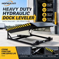 Niveleur de quai hydraulique fixe 8-10T, plateforme de chargement et de déchargement de conteneurs pour la cour de manutention par chariots élévateurs