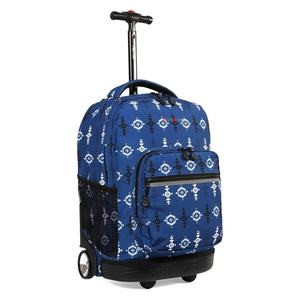 Free sample Travel rolling backpack with a <b>large</b> capacity and <b>wheels</b> for carry-<b>on</b> luggage and <b>suitcases</b> - Product Image 6