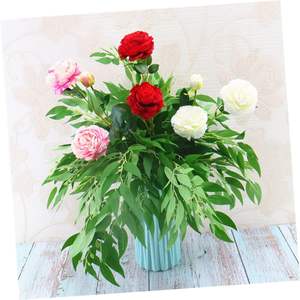 Ramas de Hojas de Sauce Artificiales Verdes de Estilo Moderno para Decoración del Hogar - Product Image 3