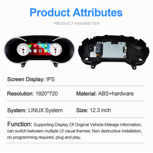 หน้าปัดดิจิตอลอัจฉริยะ Navihua รุ่นใหม่ สำหรับรถยนต์ พร้อมระบบ Carplay จอ LCD ระบบ Linux สำหรับ Alfa Romeo Juliet ปี 2017-2020 - Product Image 5