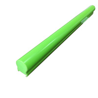 Polycarbonate acrylique led lumière boîtier tube couverture tuyau en plastique extrusion bande profil diffuseur abat-jour PMMA PC signalisation