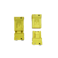 Gelber schraubenloser Steckverbinder (männlich/weiblich) für 2-4-adriges Leuchtenkabel, 0,5-4mm², 600V/6A, PA66 94V-0 für einfache Anwendungen
