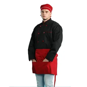 Basic Chef Uniform Jas Hotel Keuken Personeel Uniform Kok Uniform