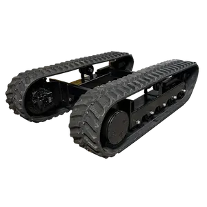 Rubber Track Crawler Undercarriage Systems Tracked Carrier Chassis From 0.5TONS to 12TONS 1 Year Warranty Shandong China - Product Image 1