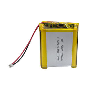 Wiederaufladbare 3,7V 2500mAh Lithium-Ionen-Batterie HM Marke 104050 Modell NMC Kathode 300 Zyklen -10-60°C - Product Image 2