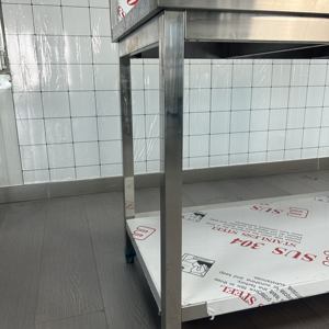 VICTORY Banc de table en acier inoxydable avec dosseret Équipement de boulangerie traiteur pour autres fournitures de cuisine et de restaurant - Product Image 5