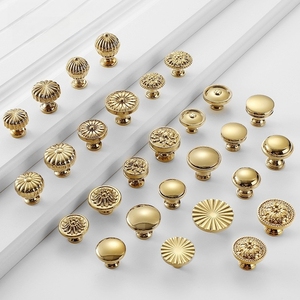 Hot Sale Polished <strong>Gold</strong> Brass Pull Handles Kitchen Cabinet <strong>Knob</strong> Furniture Cupboard Wardrobe <strong>Drawer</strong> <strong>Knobs</strong> - Product Image 1