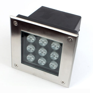 Lumière enterrée extérieure en acier inoxydable 304 étanche IP67 DC24V 230V DMX Control 9W 12W 18W LED Inground - Product Image 4