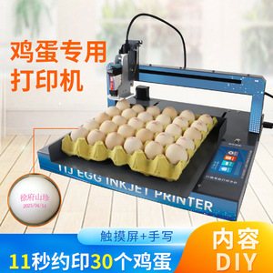 Imprimante à jet d'encre pour œufs XY110, entièrement automatique, impression bidirectionnelle pour la date, le numéro de lot et la marque sur les œufs - Product Image 2