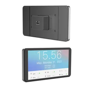 Wall Flush Mount Android Panel Poe Tablet Pc Rj45 Android Rk3399 5" Touch Screen Panel RJ12 RJ45 Type C Port
