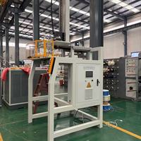 Moteur de machine d'extrusion de monofilament PP PE PET PA Nylon haute précision à vis simple 38CrMoALA 22kW avec pompe PLC et boîte de vitesses à roulement