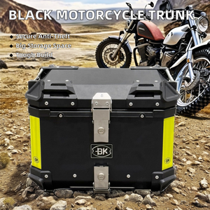 Baúl Trasero de <span class=keywords><strong>Aluminio</strong></span> <span class=keywords><strong>para</strong></span> Motocicleta Premium de 28L 36L 45L 55L 65L 80L 100L, <span class=keywords><strong>Maletero</strong></span> Metálico Impermeable y Antirrobo <span class=keywords><strong>para</strong></span> Viajes - Product Image 4