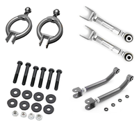 Bras de contrôle des pièces automobiles Bras de contrôle des orteils décalés arrière Kit de carrossage supérieur Tige de traction Jeu de 4 pièces pour Nissan Silvia 180SX S13 YZ017
