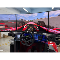 Volant et levier de vitesses de simulateur de course automobile Hot Sale Sim Rig Driving Force pour machine de jeu de simulation de conduite