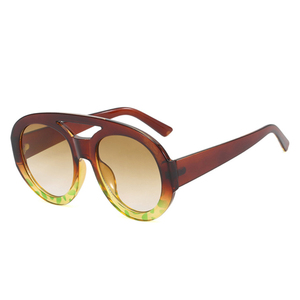 Lunettes de soleil personnalisées Y2K à grand cadre Lunettes de soleil de forme concave pour femmes pour photos de rue à la mode - Product Image 2