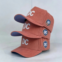 Casquette de baseball en velours côtelé respirante, classique, rétro, pour l'extérieur, été, printemps, automne, anti-décoloration, ODM OEM