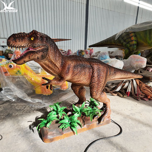 China Golden Supplier L = 2m Tamaño pequeño Animatronic TREX Modelo para Dino <span class=keywords><strong>Jurassic</strong></span> <span class=keywords><strong>World</strong></span> Theme Park Decoración Dinosaurio real - Product Image 2