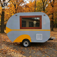 Camion de restauration mobile entièrement équipé en acier inoxydable et fibre de verre, résistant à la rouille, pour la vente de nourriture en plein air