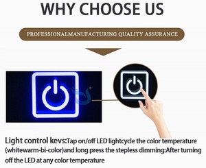 New Radium khắc vuông đơn Key 12V cảm ứng điện dung chuyển đổi LED Touch Dimmer cảm biến chuyển đổi - Product Image 5