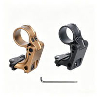 Support de loupe rabattable latéral pour accessoires de chasse, support de miroir de pont extérieur, accessoires tactiques