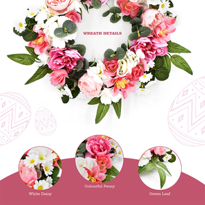 Nouvelle Guirlande Florale Printanière 2026 – Guirlande de Fleurs Artificielles pour Décoration Scénique de Printemps, Ornement à Suspendre à la Porte - Product Image 6