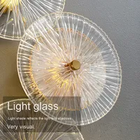 Luz LED de pared de lujo de Arte de diseñador para fondo de sofá de escalera de sala de estar; cuerpo de lámpara de hierro creativo