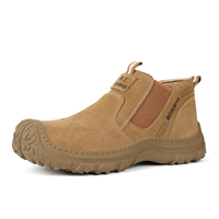 Chaussures de sécurité JIANKUN style sport à embout d'acier pour hommes, anti-perforation, antidérapantes, résistantes à l'usure, légères, baskets de travail industrielles