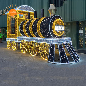 Centro De La Ciudad 3D Thomas estilo tren LED vehículo iluminación tema Parque de Atracciones decoración OEM vacaciones calle Decoración - Product Image 5