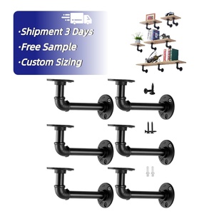 Sắt L Ống Kệ Nổi Nhiệm Vụ Nặng Nề Kim Loại Kệ Chân Đế Ống Công Nghiệp Kệ Chân Đế Cho 8 10 12 14 Inches Hội Đồng Quản Trị - Product Image 1