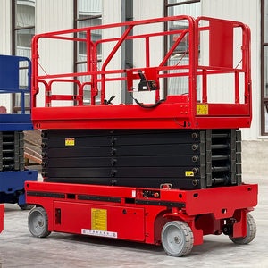 Table élévatrice à ciseaux automatique avec plateforme extensible de 10 m pour l'installation de panneaux de cloisons sèches et de panneaux de verre, et la construction de halls d'exposition - Product Image 3