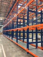 Flexibles Layout Mehrstufiges Selektives Palettenregal für Lebensmittel, Getränke und 3PL-Logistik