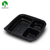 Envase de plástico PP reciclable para comida, envase de comida para llevar desechable