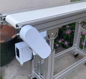 Volautomatische Aluminium Profiel Food Grade Transportband Met Zijrails Kan Worden Gekanteld - Product Image 5