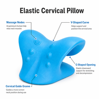 Dispositif de traction cervicale en EVA en forme de C pour la relaxation du cou et des épaules, soulagement de la douleur au cou et alignement de la colonne vertébrale