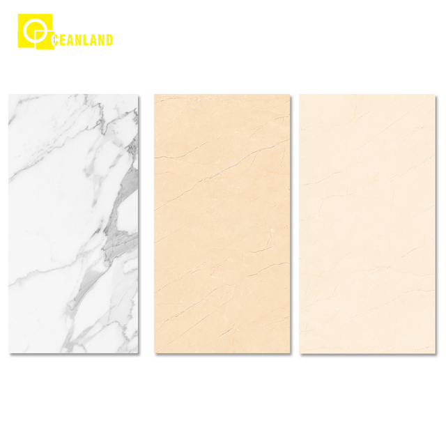 White Marble Kitchen Thin Wall Floor Porcelain Ceramic Tile 30x60