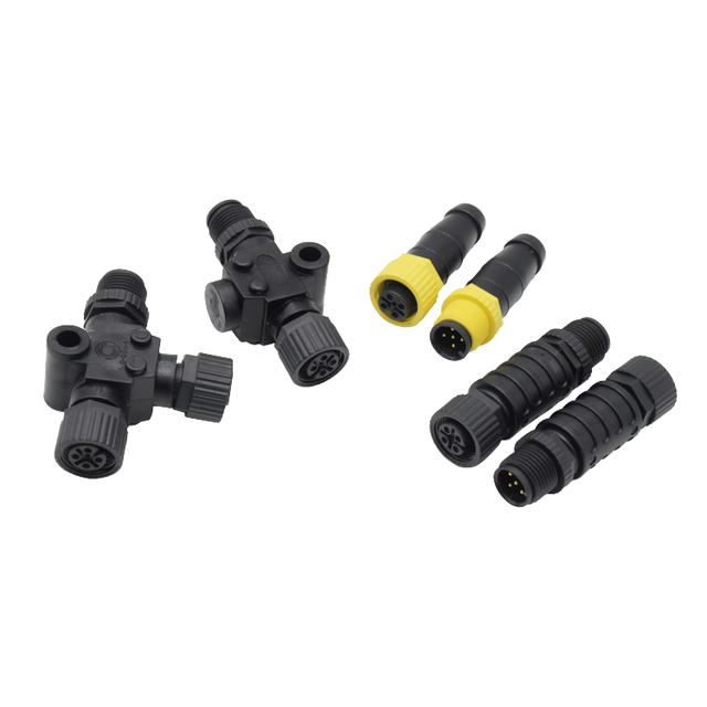 High Quality M12 DIN 5P Zinc Alloy IP67 Waterproof Signal Connector Circular Connector for NMEA 2000 Crafts Starter Kit