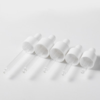 Bouteilles d'huile essentielle de forme carrée transparente 5ml 10ml 15ml 30ml 50ml compte-gouttes en verre liquide Essence pour les sérums de soins de la peau en vente