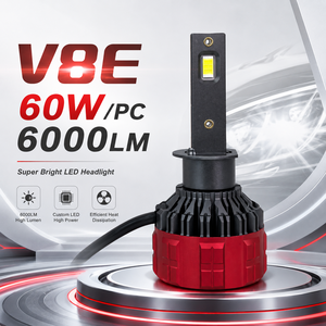SFIDA V8E Plug And Play 12V New 6000K LED Headlight Bulb 9005 9006 For Car Headlight & Fog Lights