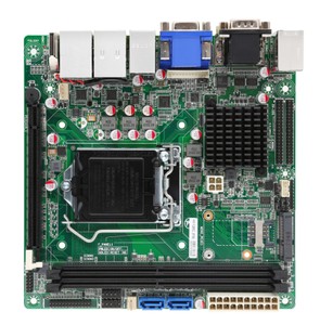 เมนบอร์ด miniu-ITX สำหรับงานอุตสาหกรรมที่มีพอร์ต I/o ที่หลากหลายชิปเซ็ต H310C 6/7/8/9th Gen core/pentium/celeron desktopcpu - Product Image 1