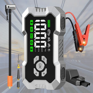 Универсальный аварийный комплект для автомобиля: пусковое устройство, компрессор 150PSI, литий-полимерный аккумулятор, 1200A, 45W, внешний аккумулятор, фонарь SOS, светодиодный фонарь - Product Image 1