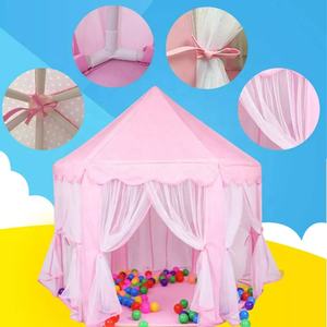 <span class=keywords><strong>Tente</strong></span> de château de princesse <span class=keywords><strong>rose</strong></span> ou bleue Playhouse <span class=keywords><strong>tente</strong></span> <span class=keywords><strong>tipi</strong></span> pour enfants pour jouer à l'intérieur ou à l'extérieur jouet amusant pour le divertissement des enfants - Product Image 3