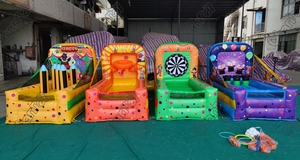 <span class=keywords><strong>Jeux</strong></span> gonflables commerciaux 4-en-1 pour événements extérieurs et enfants - Product Image 6