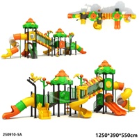 Équipement d'attraction de parc à thème en spirale sur mesure certifié ASTM, solution clé en main, toboggan extérieur durable pour parcs, vente en gros