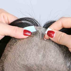 Parrucchino in Veri <span class=keywords><strong>Capelli</strong></span> Umani per <span class=keywords><strong>Uomo</strong></span>, Varie Taglie, <span class=keywords><strong>Capelli</strong></span> Remy di Grado Superiore con Base in Seta, Tipo di <span class=keywords><strong>Capelli</strong></span> Cinesi - Product Image 6