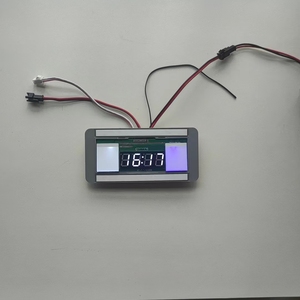 Özel akıllı Dimmer LED aydınlatmalı ayna dokunmatik sensör anahtarı zaman saati sıcaklık göstergesi ile fabrika satış 12V gerilim - Product Image 2