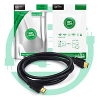 5.5mm Diamètre 2.0 Version-Câble HDMI/HDMI 4K 2.0 60Hz 3D 1080P 18Gbps 1M 1.5M 1.8M 2M 3M 5M 10M 15M 20M 30M câble HDMI noir