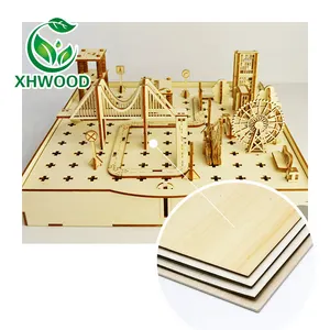 Good Quality Basswood Plywood Lasercut Service Plywood From Excellent Supplier