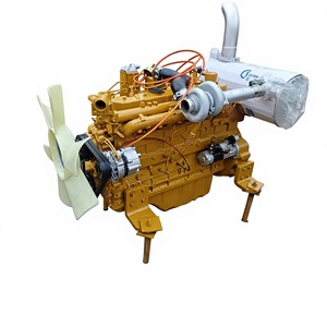 Moteur diesel CAT3066, pièce de machine de construction de haute qualité, couleur jaune, avec turbocompresseur et ventilateur - Product Image 1